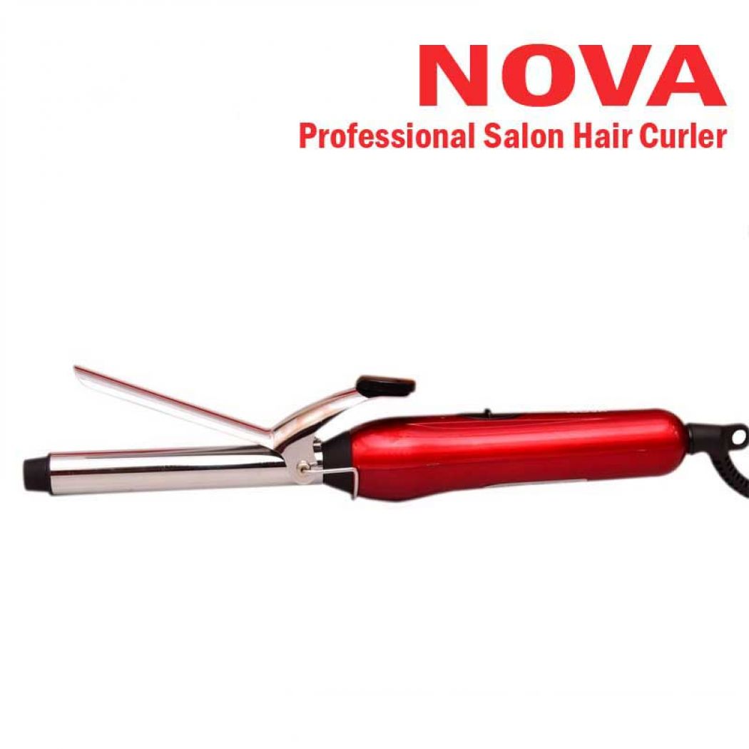 Nova N-Paris Professional Salon Hair Curler Red